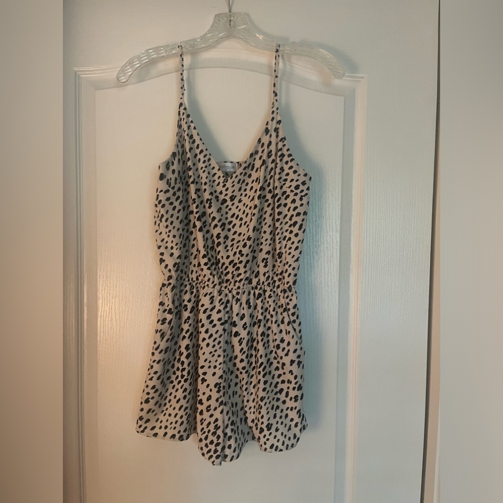 Leopard Print Romper